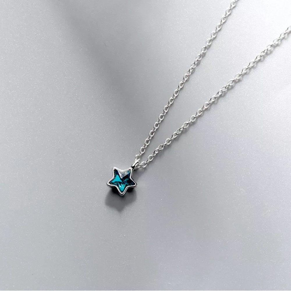 Blue Star/Shooting Star Necklaces - Picture 2 of 7